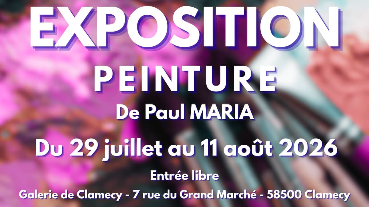 Illustration de l'événement : Exposition de peintures - Paul Maria