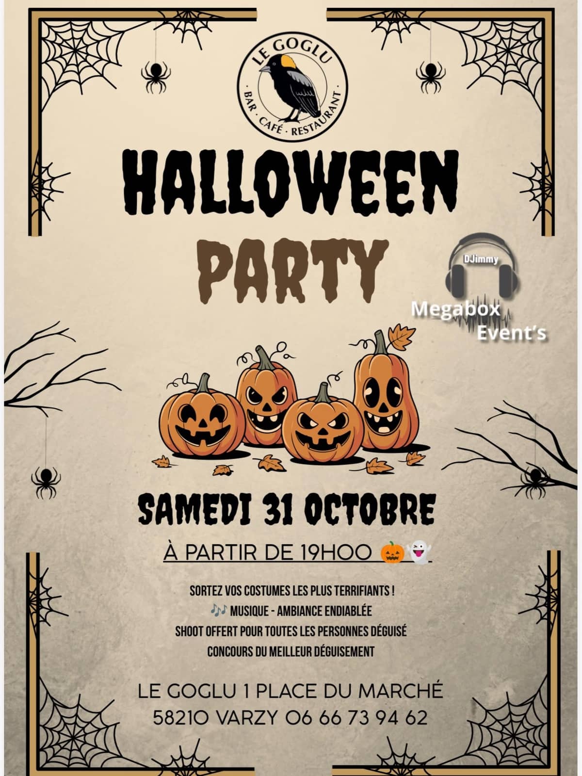 Illustration de l'événement : Halloween Party au Goglu