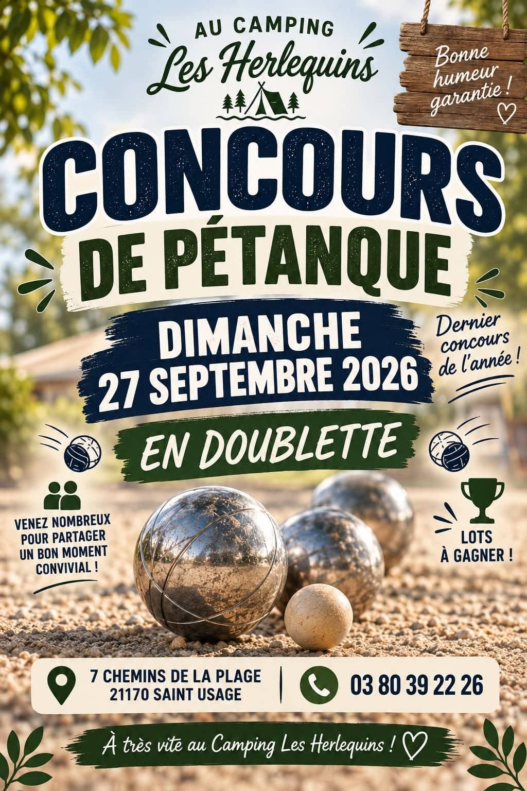 Illustration de l'événement : Concours de pétanque