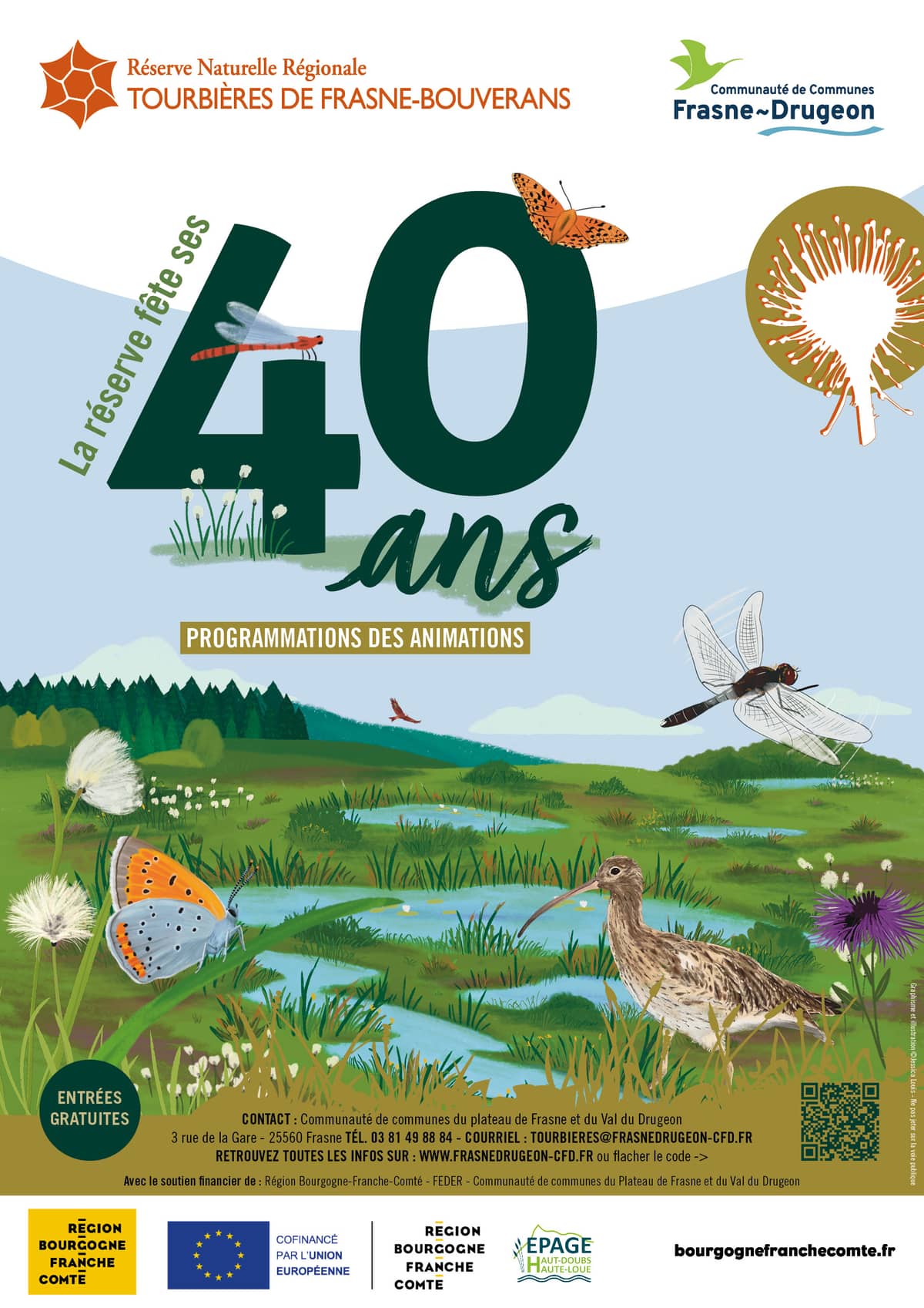 Illustration de l'événement : 40 ans de la Réserve Naturelle Régionale des Tourbières de Frasne