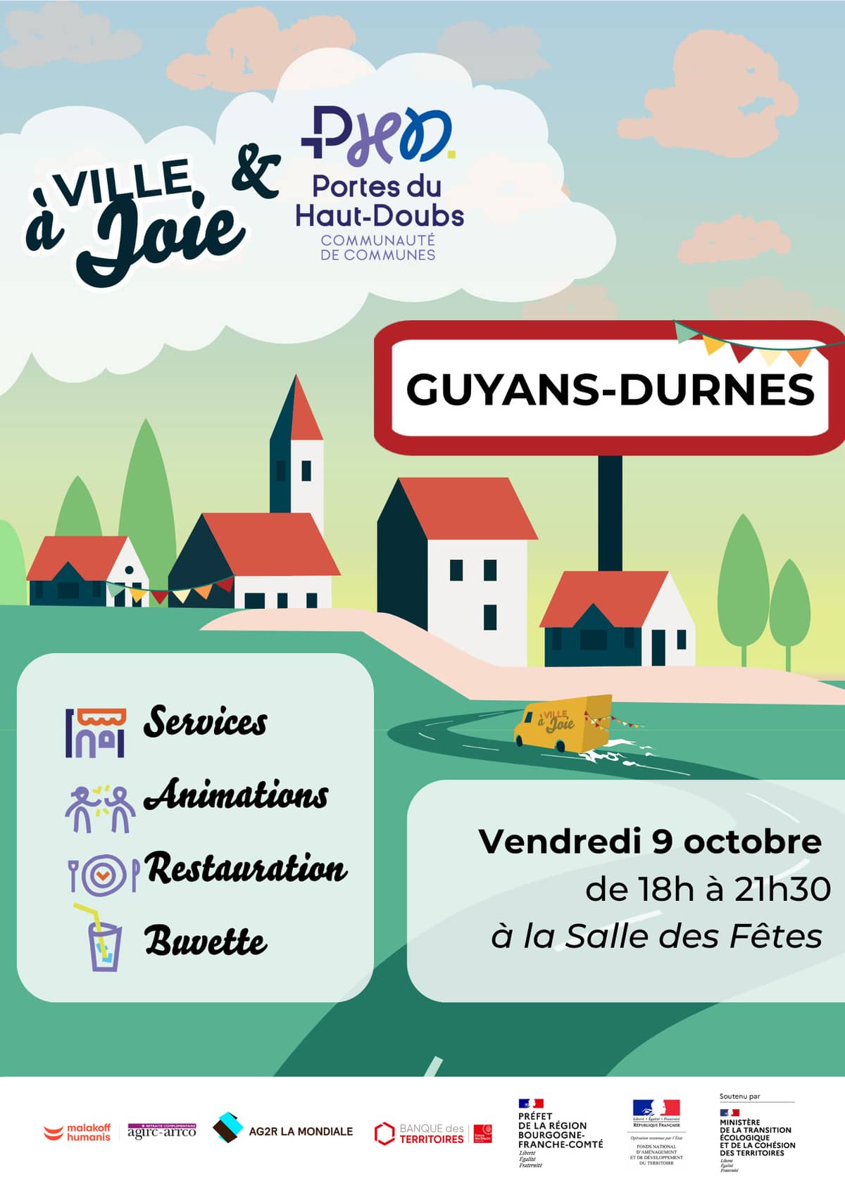 Illustration de l'événement : Ville à joie à Guyans-Durnes