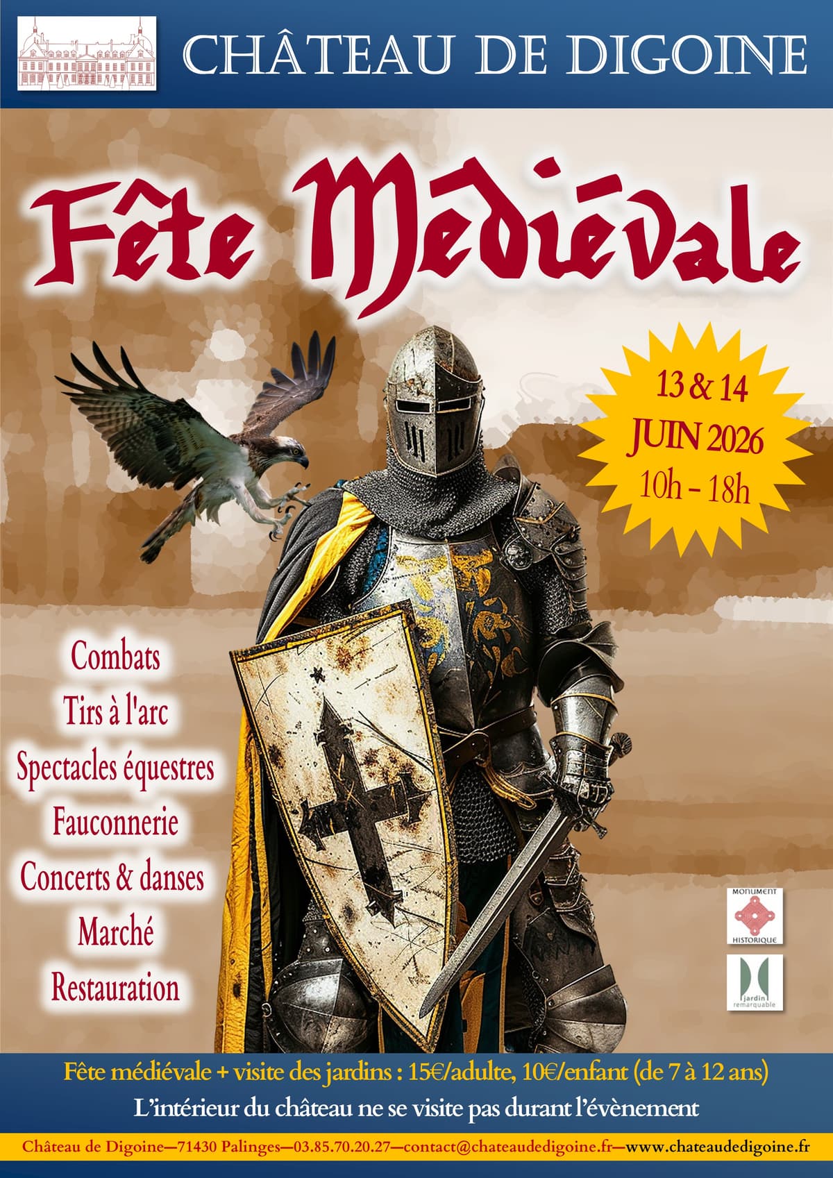 Illustration de l'événement : Fête médiévale du Château de Digoine