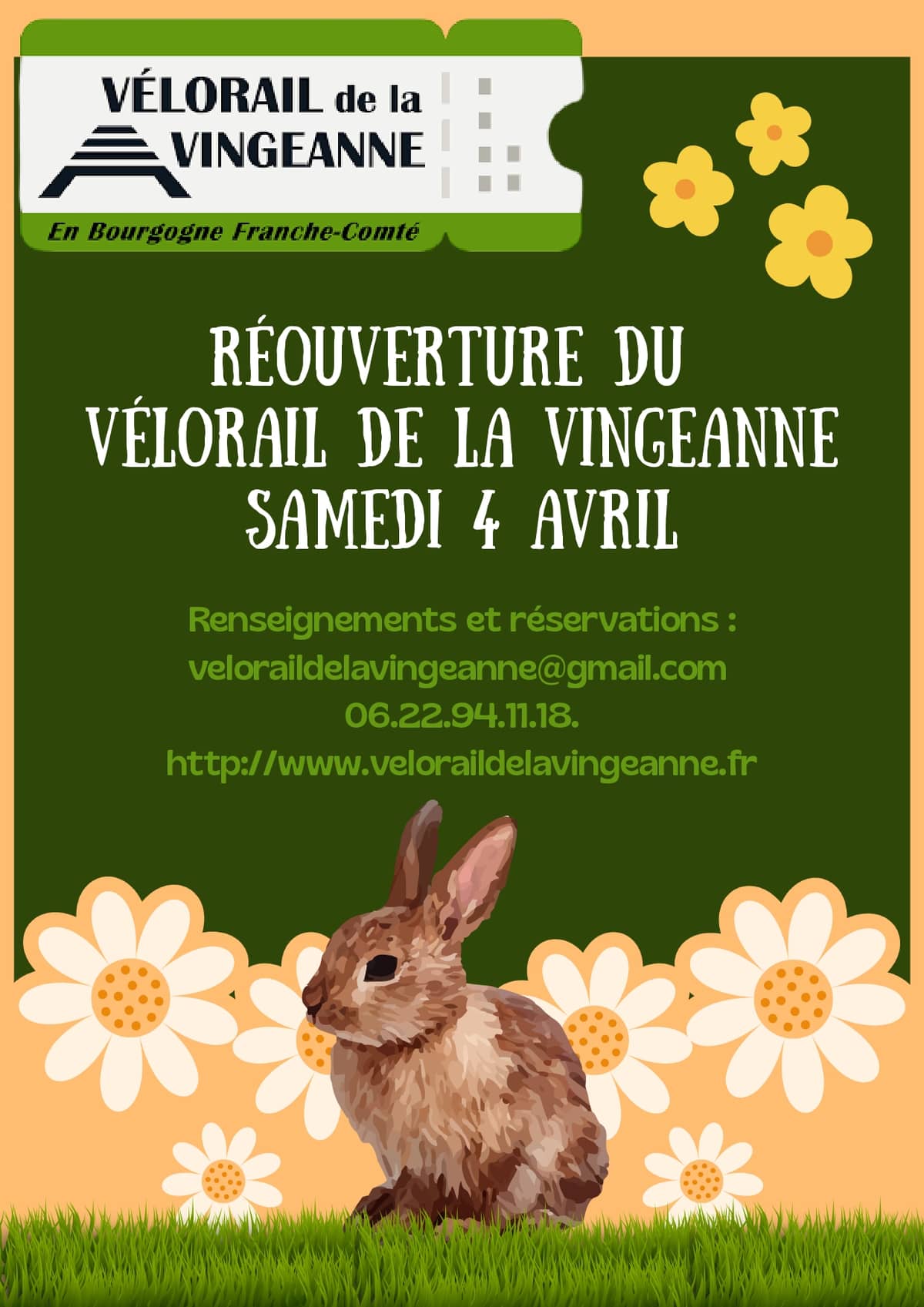 Illustration de l'événement : Réouverture du Vélorail 2026