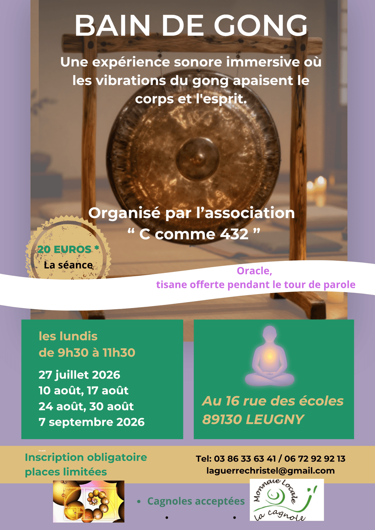 Illustration de l'événement : Bain de Gong