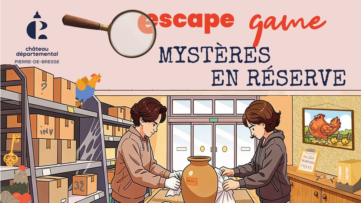Illustration de l'événement : Escape Game « Mystères en réserve »