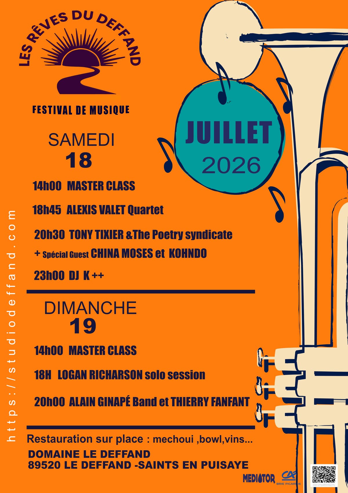 Illustration de l'événement : Festival de musique "Les Rêves du Deffand"