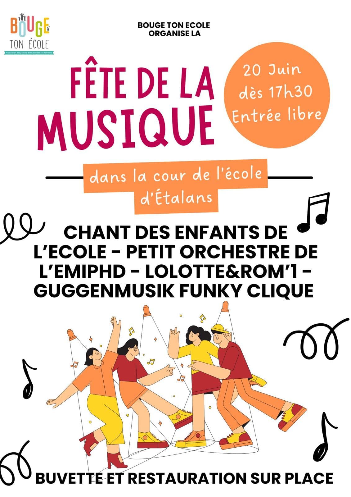 Illustration de l'événement : Fête de la musique d'Etalans