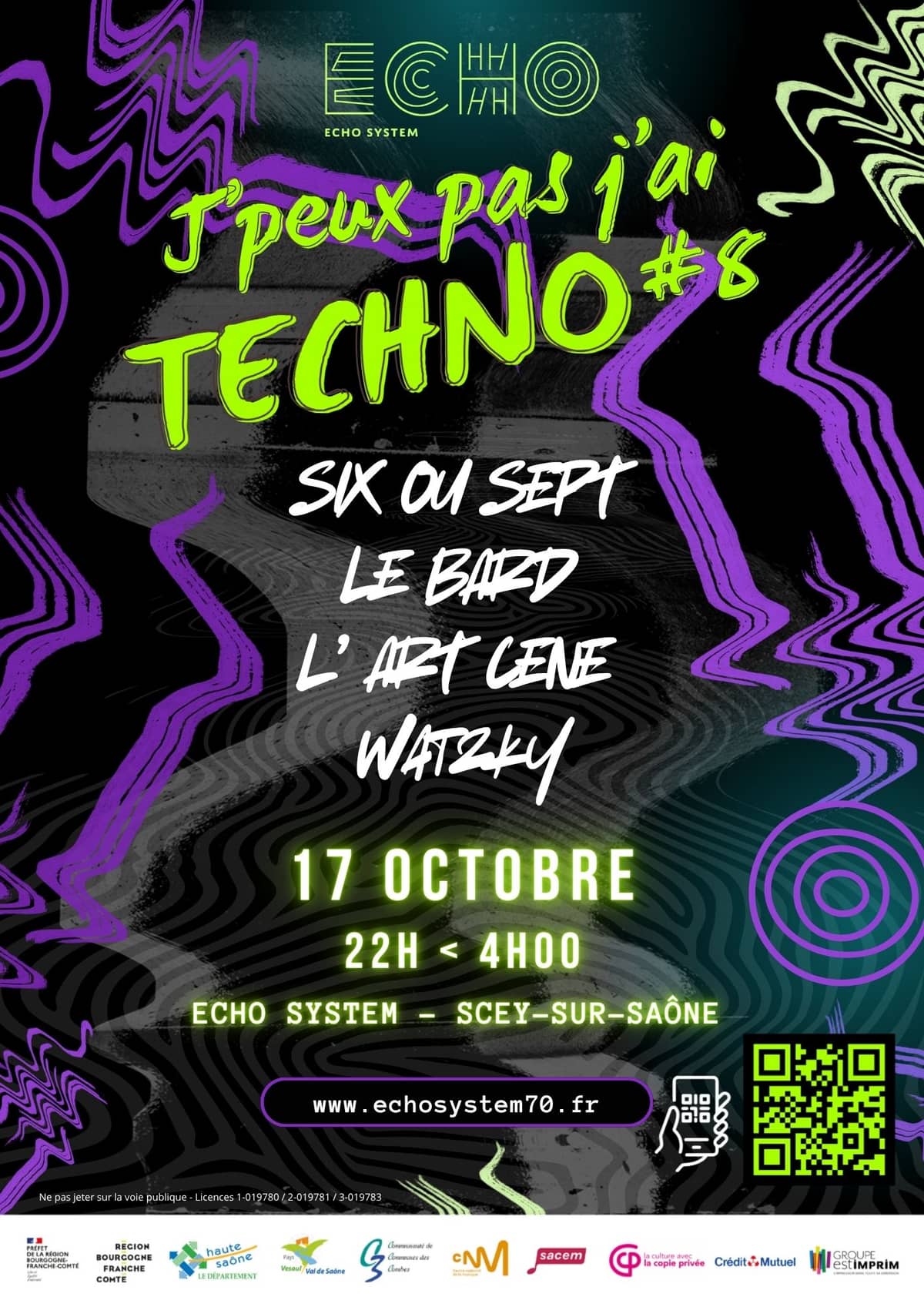 Illustration de l'événement : J'PEUX PAS J'AI TECHNO #8