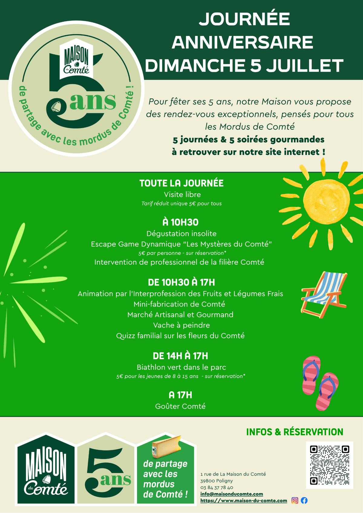 Illustration de l'événement : Les 5 ans de la Maison du Comté
