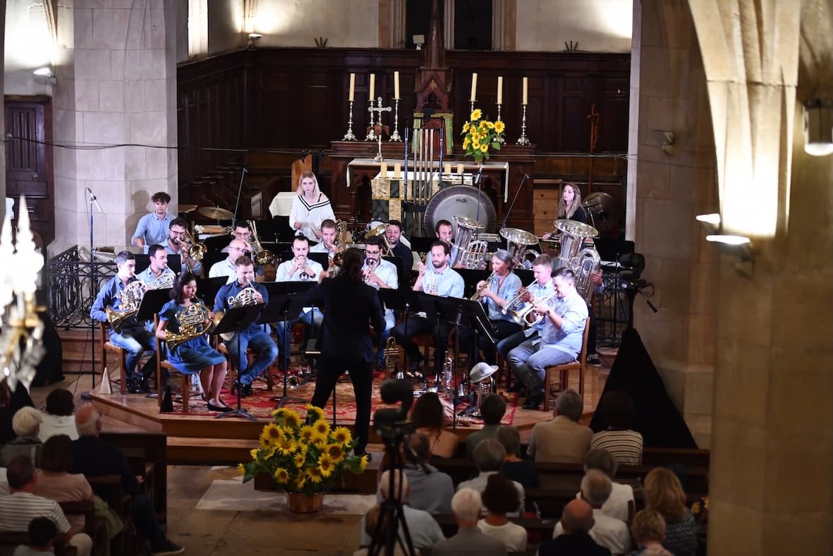 Illustration de l'événement : Festival de Bach à Bacchus - Concert du Kaléid Brass pour le centenaire de l’arrivée de l'orgue Mutin Cavaillé-Coll à l'église de Meursault
