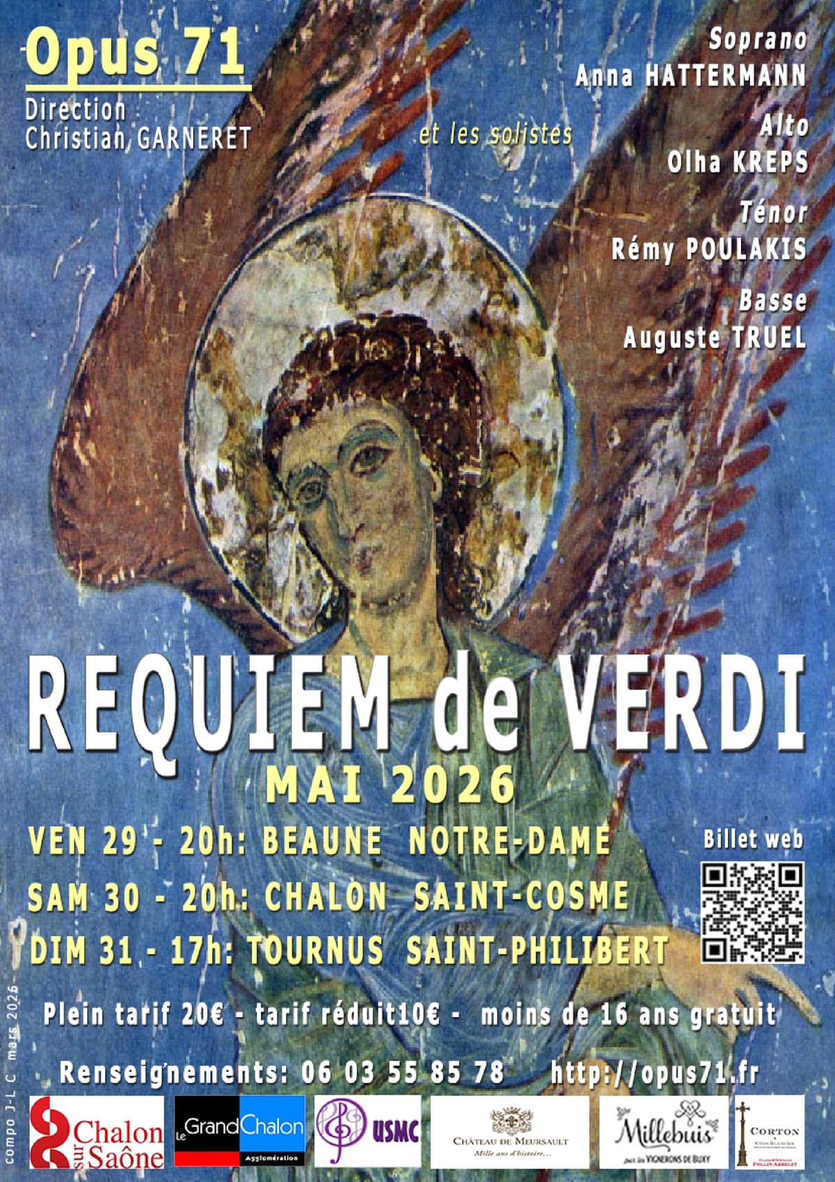 Illustration de l'événement : Opus71 présente le Requiem de Giuseppe Verdi