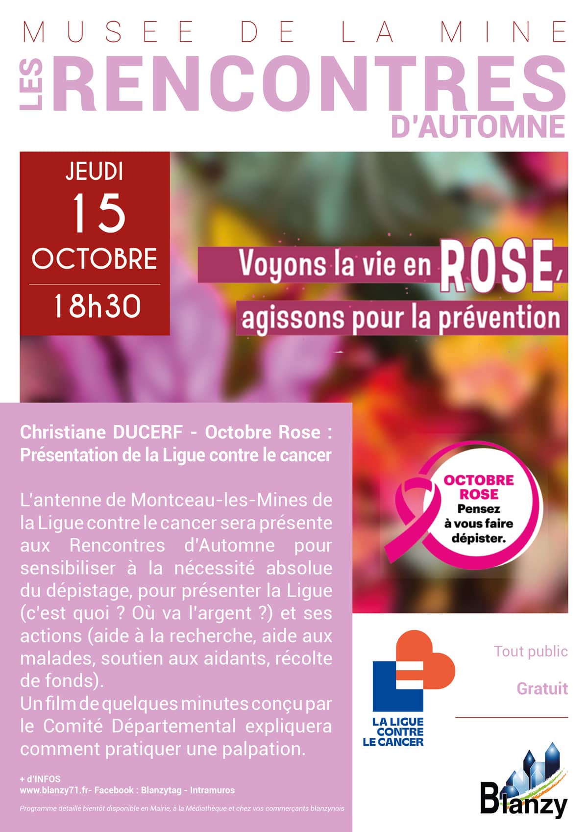 Illustration de l'événement : La Ligue aux Rencontres d'Automne