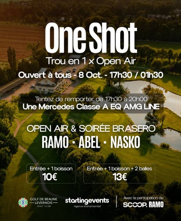 Illustration de l'événement : One Shot - Golf De Beaune X Startingevents
