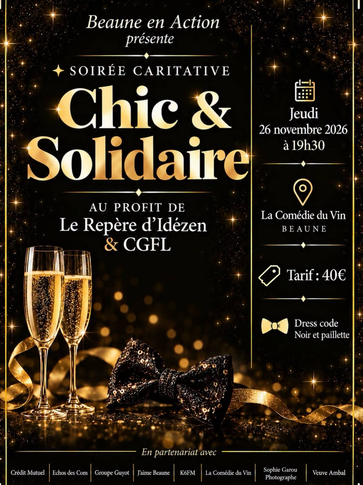Illustration de l'événement : Chic & Solidaire - Soirée caritative