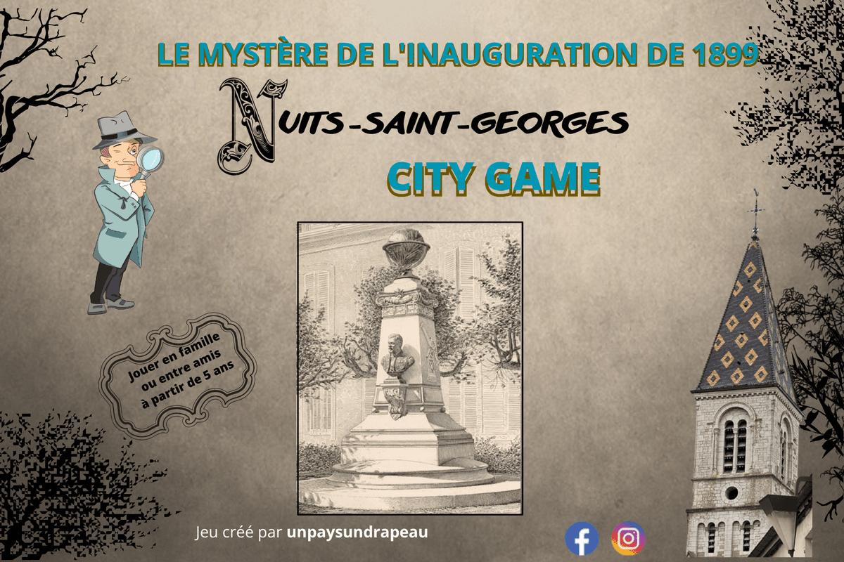 Illustration de l'événement : Découvrir Nuits SaintGeorges : escape game extérieur