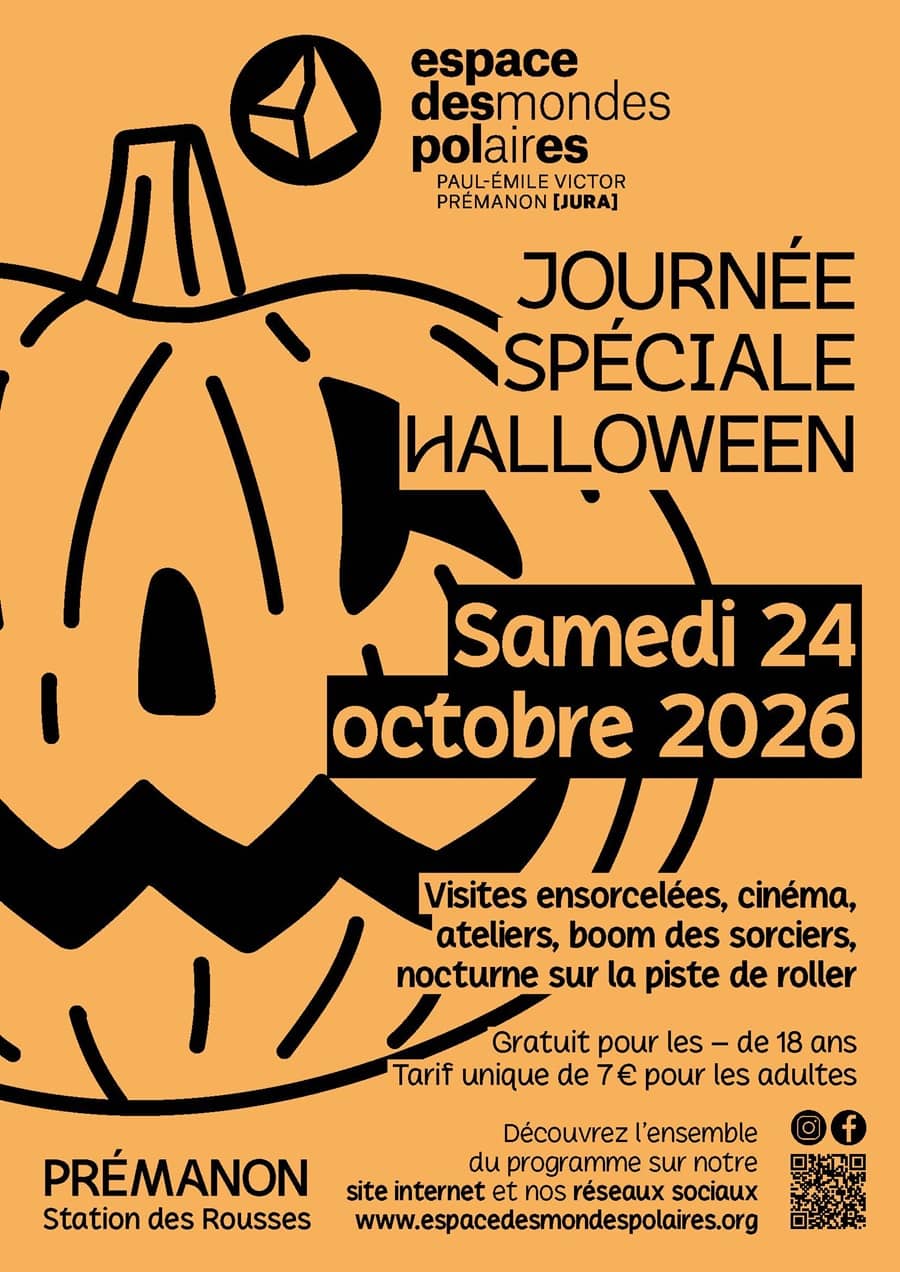 Illustration de l'événement : Halloween : Journée frissonnante à l'Espace des Mondes Polaires