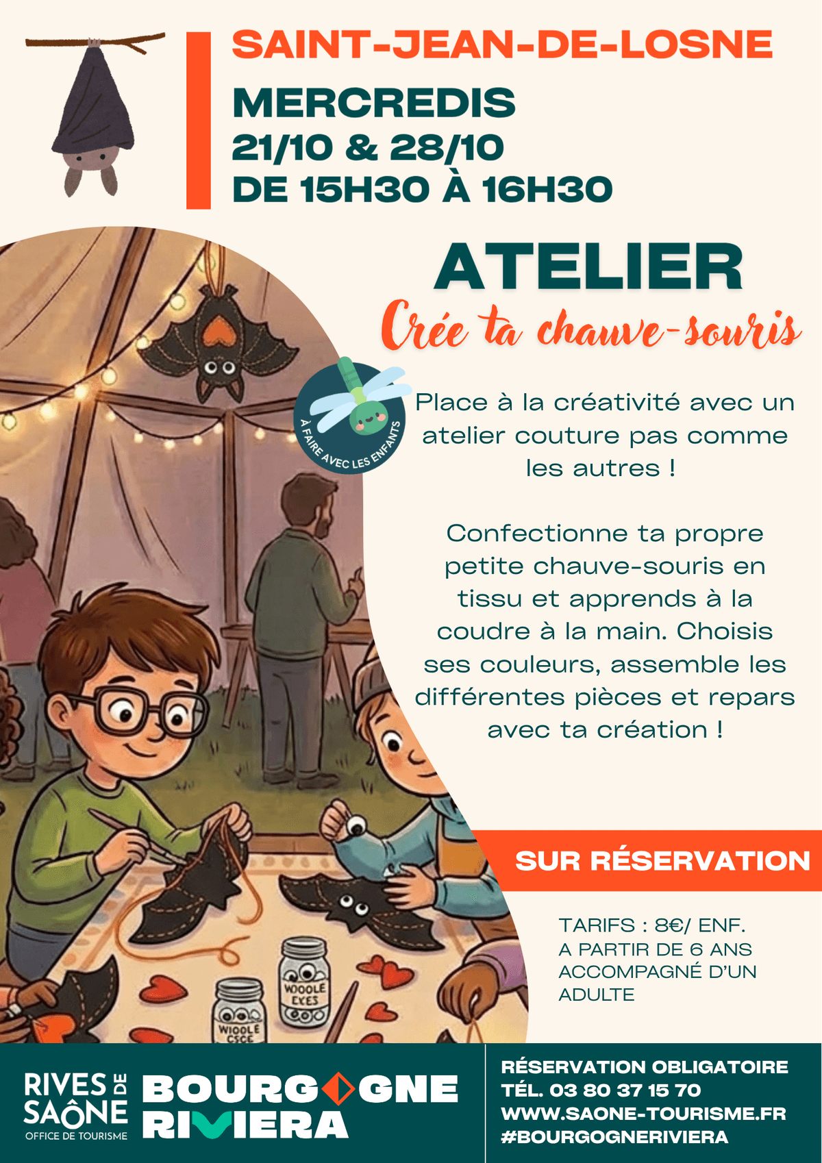 Illustration de l'événement : Club des curieux - Crée ta chauve souris