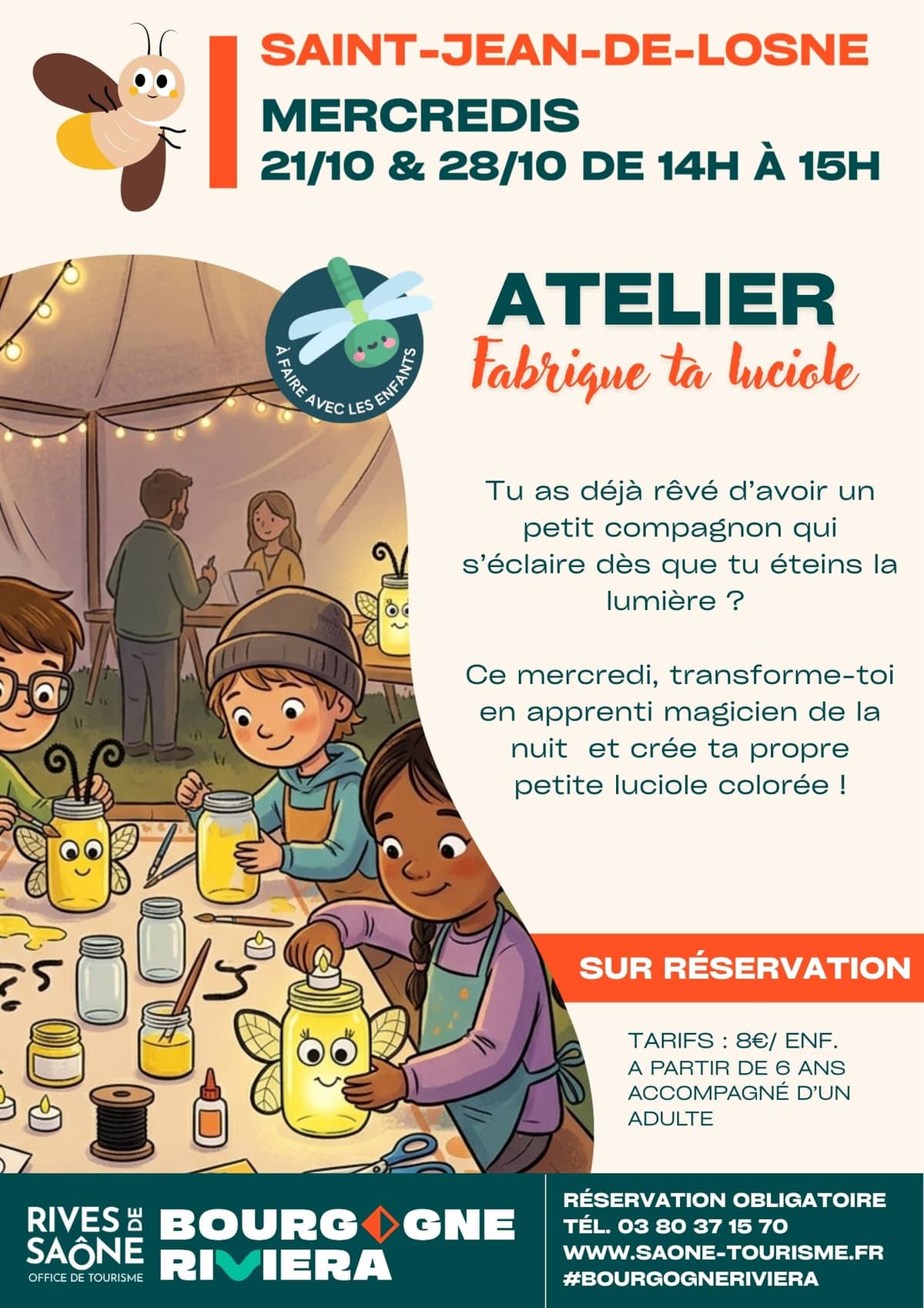 Illustration de l'événement : Club des curieux - Fabrique ta luciole