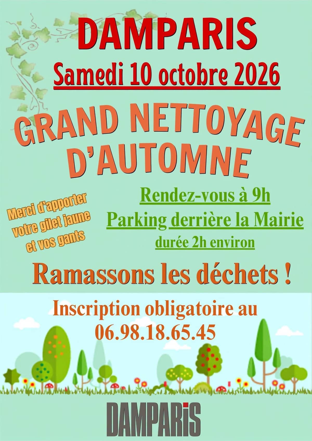 Illustration de l'événement : Grand nettoyage d'automne