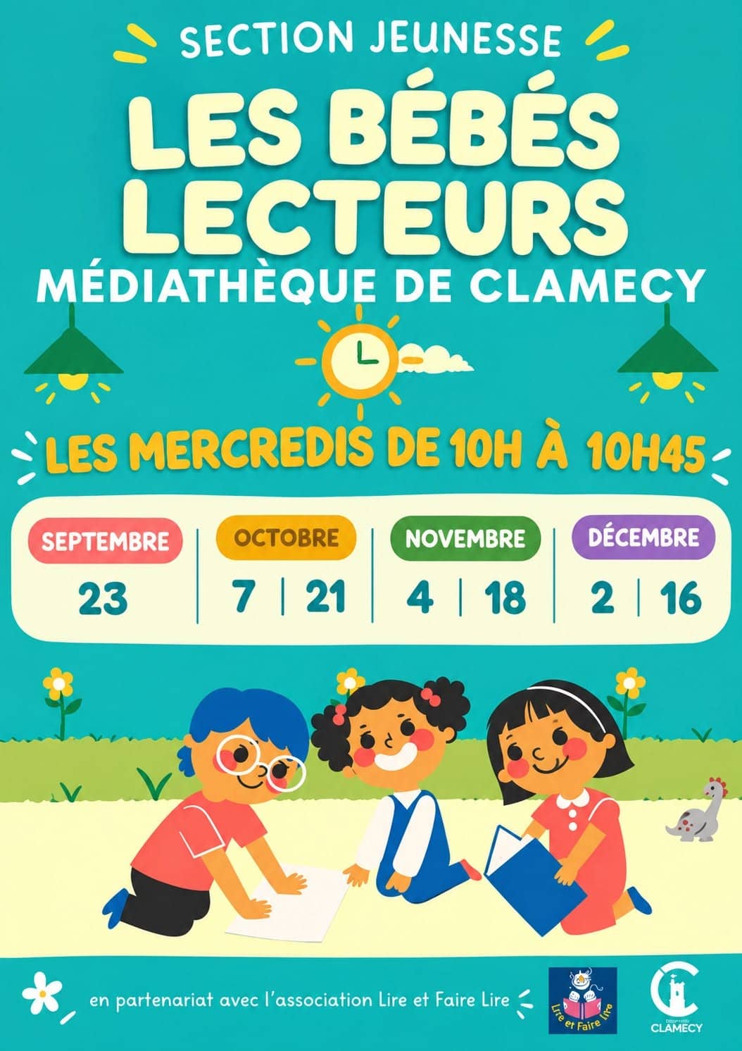 Illustration de l'événement : Les Bébés lecteurs