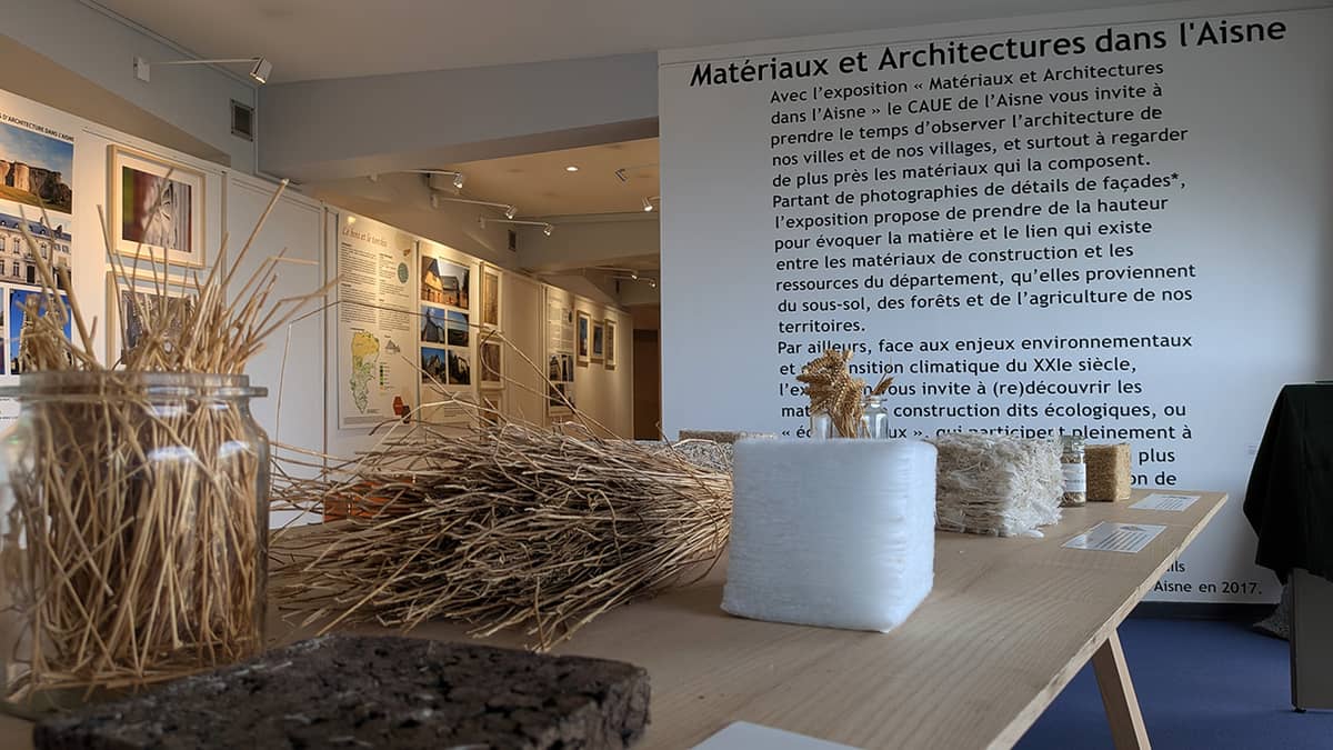 Illustration de l'événement : Exposition à Laon : "Matériaux et Architectures dans l’Aisne"