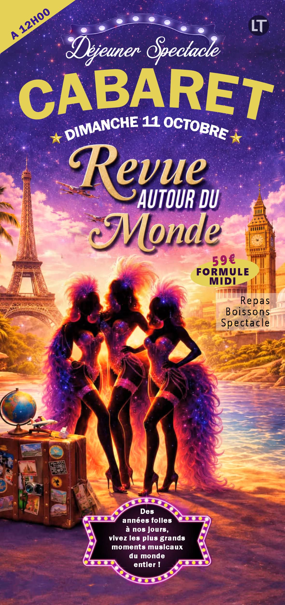 Illustration de l'événement : CABARET AUTOUR DU MONDE