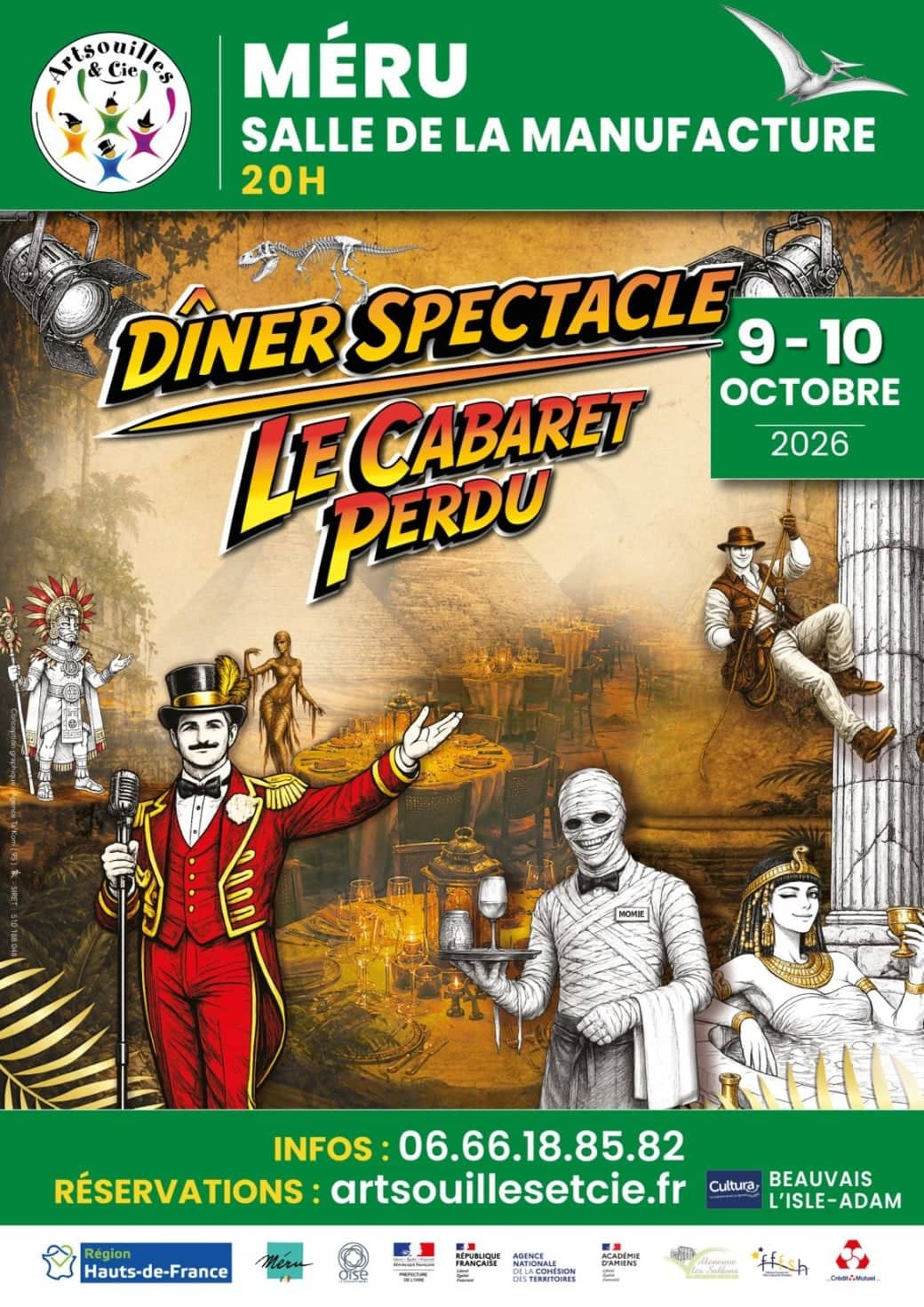 Illustration de l'événement : Le cabaret perdu, repas spectacle