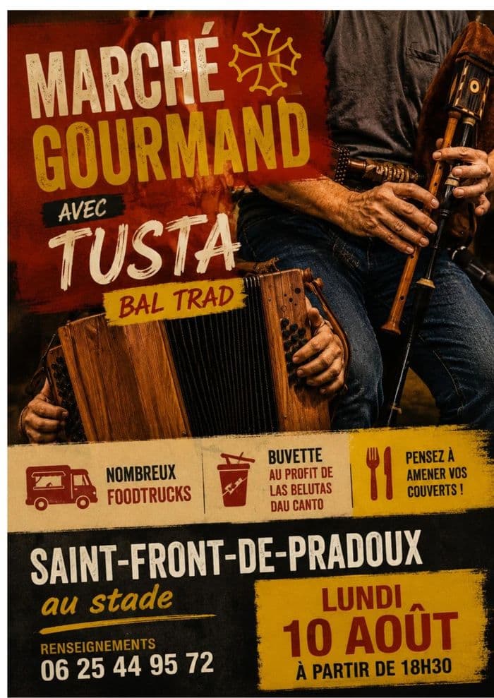 Illustration de l'événement : Marché gourmand et Bal avec Tusta