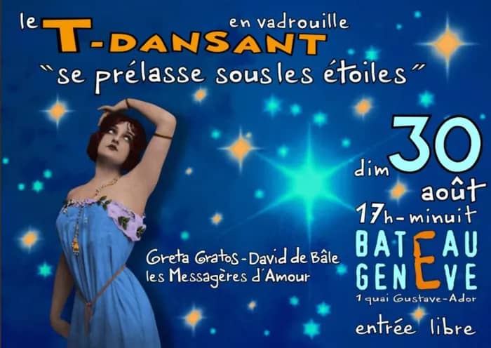 Illustration de l'événement : Hors Murs_Le T-Dansant au Bateau Genève