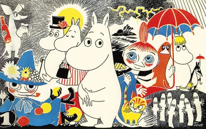 Illustration de l'événement : Exposition et projection « La vallée des Moomins » du 1er septembre au 3 octobre à la bibliothèque Aimé Césaire