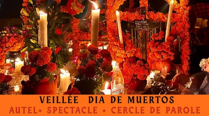Illustration de l'événement : Spectacle "DIA DE MUERTOS" + Veillée Mortelle