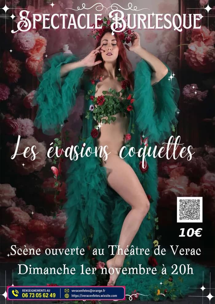 Illustration de l'événement : SOIRÉE BURLESQUE - LES EVASIONS COQUETTES