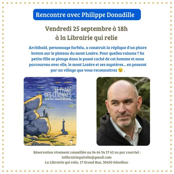 Illustration de l'événement : Rencontre avec Philippe Donadille