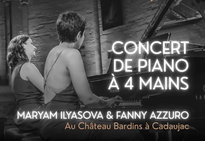 Illustration de l'événement : Concert- dégustation : Piano à 4 mains