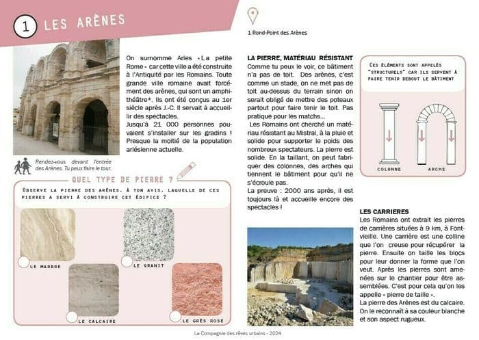 Illustration de l'événement : Carnet de balade urbaine "Arles, architecture et matériaux"