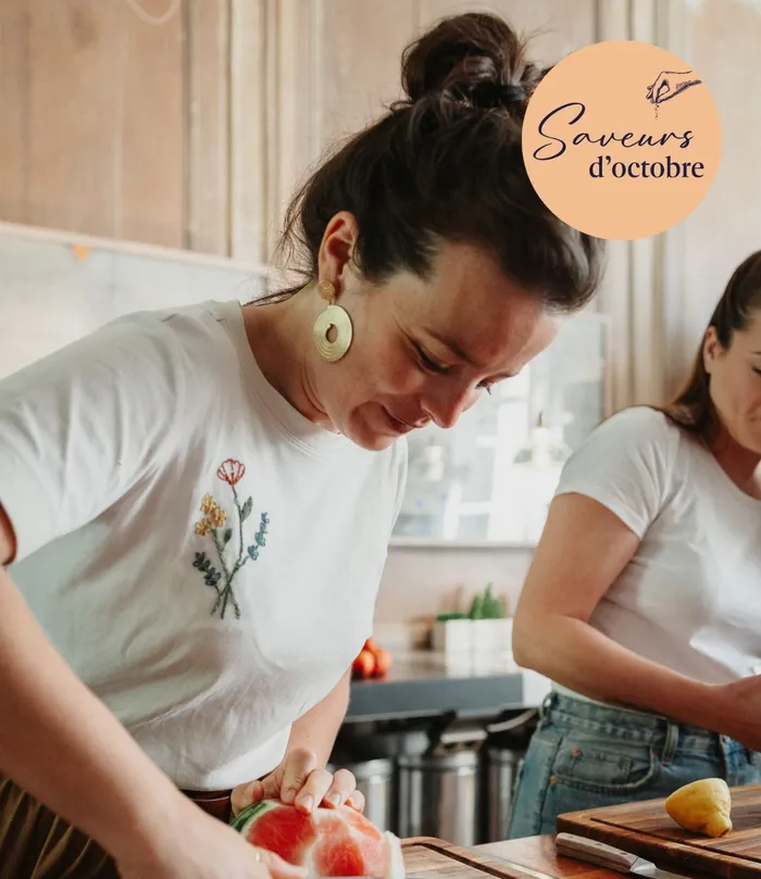 Illustration de l'événement : Démonstration culinaire avec la cheffe Lorine Hennebelle - Saveurs d'octobre