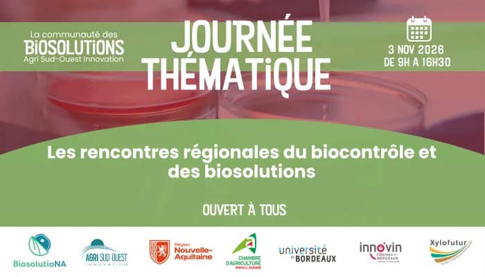 Illustration de l'événement : Biocontrôle et biosolutions dans le Sud-Ouest :