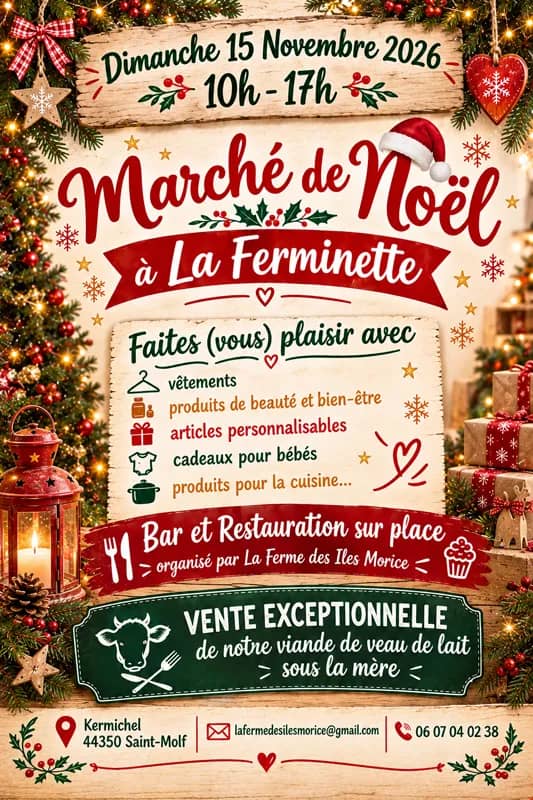Illustration de l'événement : marché de noël à la ferminette