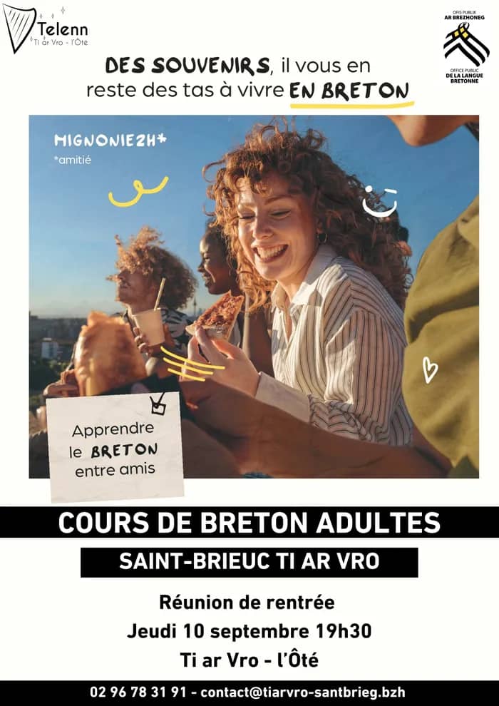 Illustration de l'événement : Rentrée des cours de breton à Saint-Brieuc