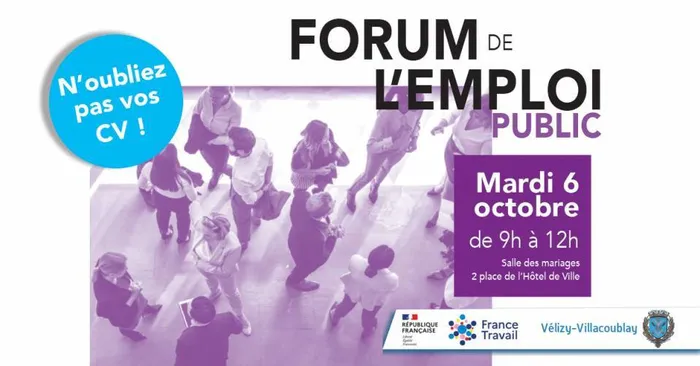 Illustration de l'événement : Forum de l'emploi de Vélizy-Villacoublay