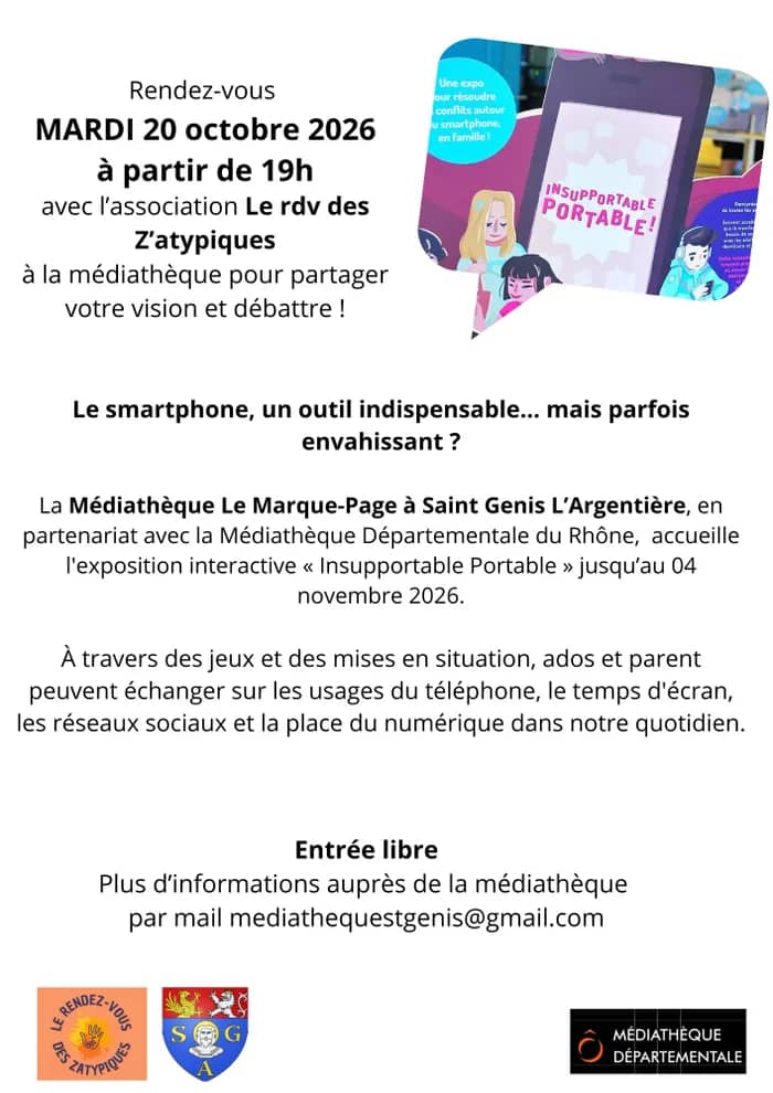 Illustration de l'événement : Insupportable portable !