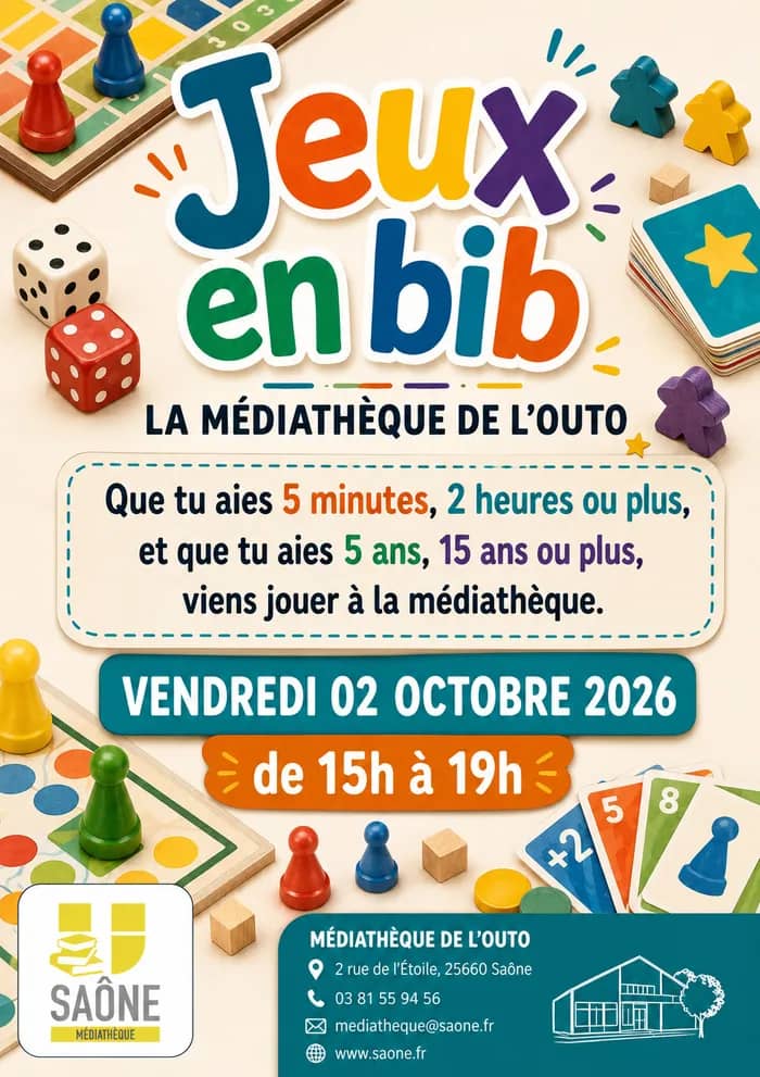 Illustration de l'événement : Jeux en médiathèque