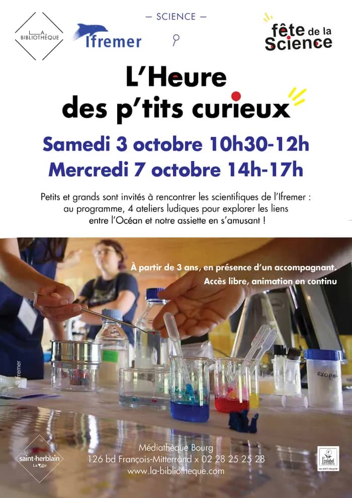 Illustration de l'événement : Heure des P'tits Curieux
