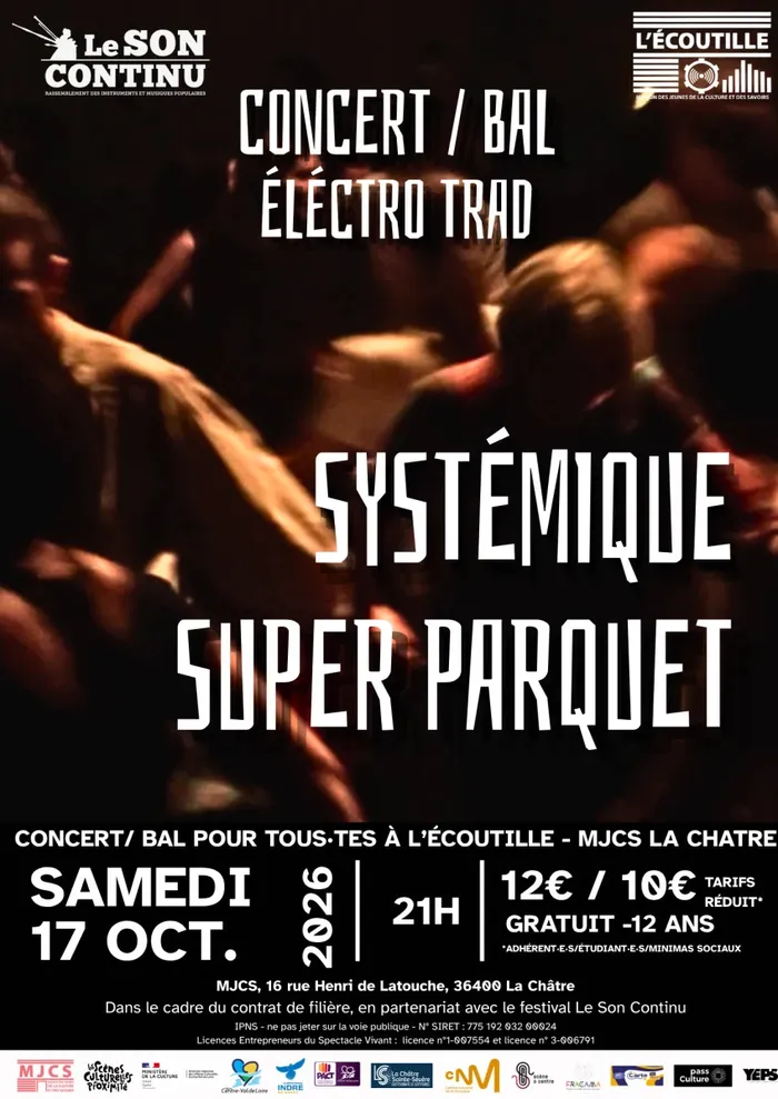 Illustration de l'événement : Concert Bal Systemique & Super Parquet