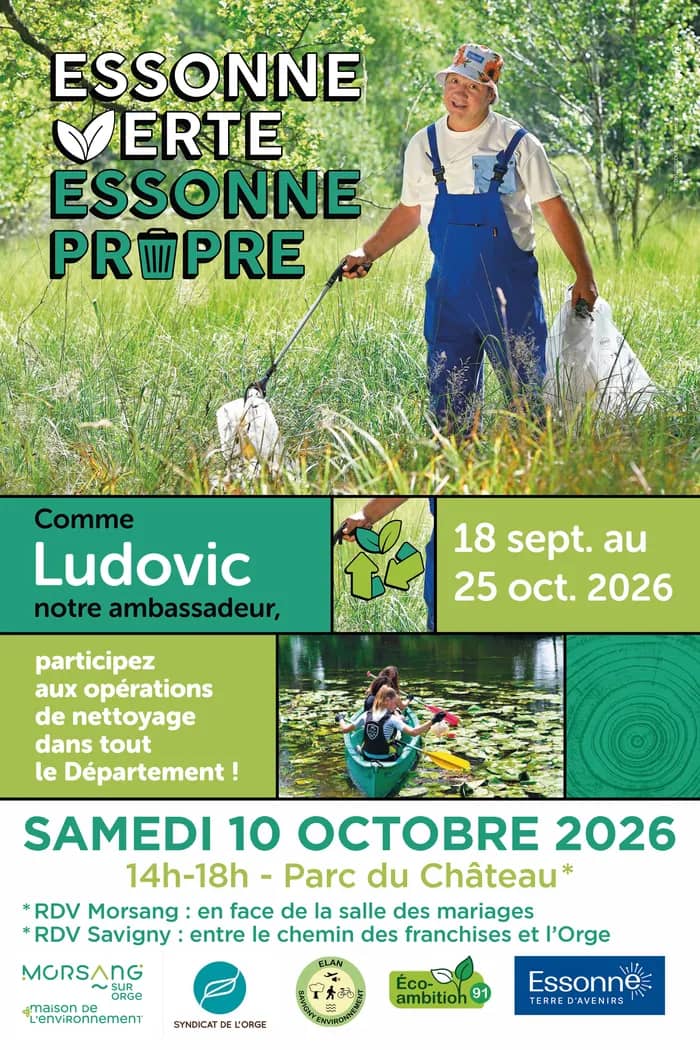 Illustration de l'événement : « Nettoyons la nature ! ramassage de déchets au Parc du Château"