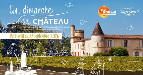 Illustration de l'événement : Saint Emilion visite Un dimanche au château