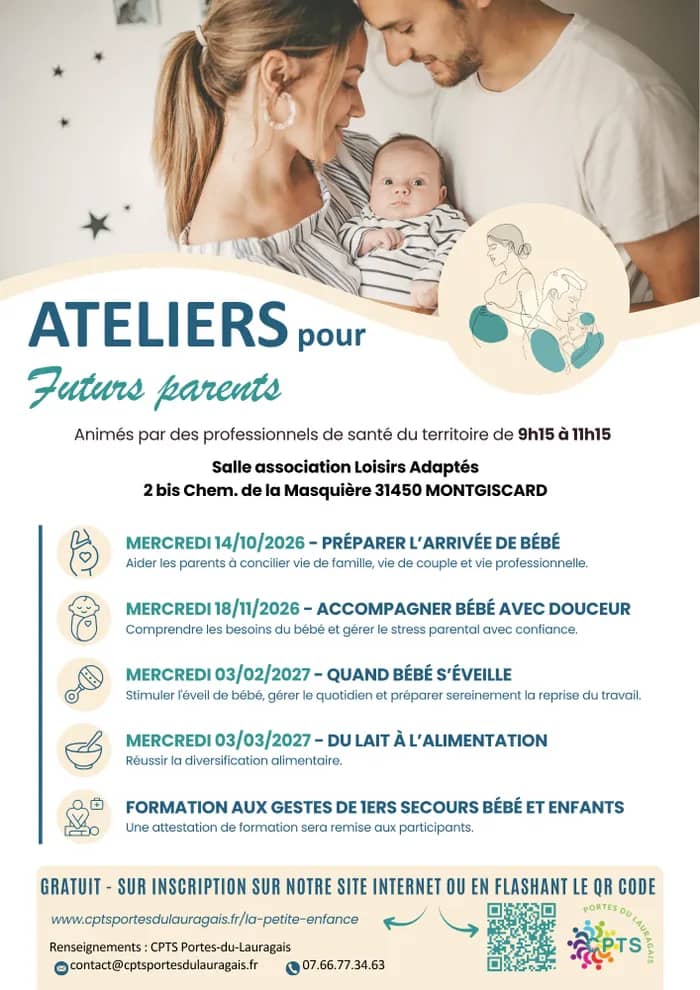 Illustration de l'événement : Ateliers pour futurs parents