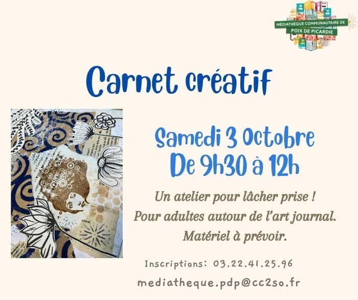 Illustration de l'événement : Carnet créatif