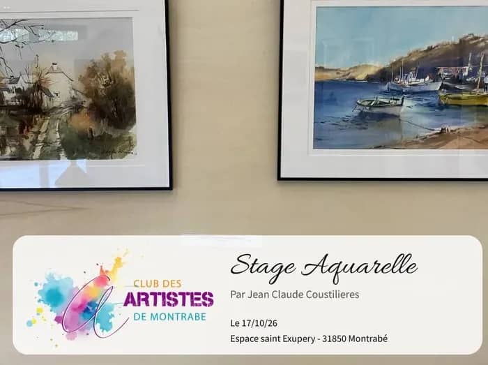 Illustration de l'événement : Stage d'aquarelle