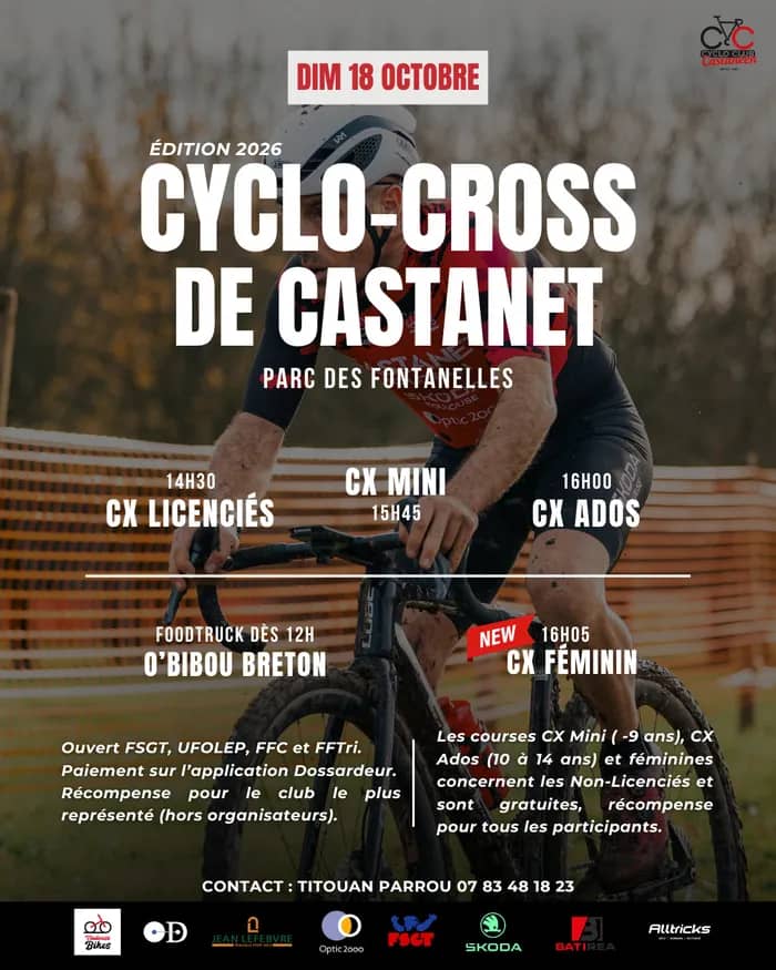 Illustration de l'événement : Cyclo Cross de Castanet